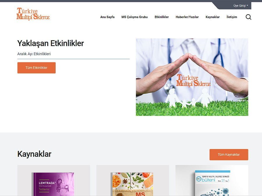 Türkiye Multipskleroz Derneği ekran görüntüsü 2