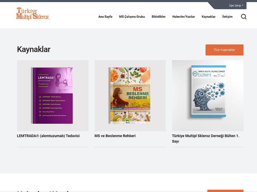 Türkiye Multipskleroz Derneği ekran görüntüsü 3