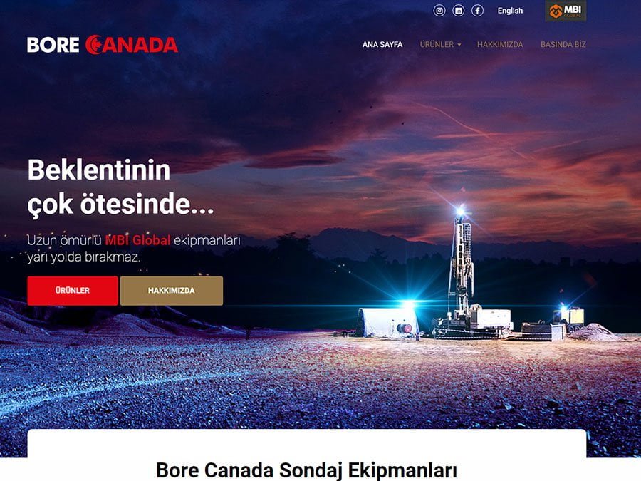 Bore Canada proje görseli