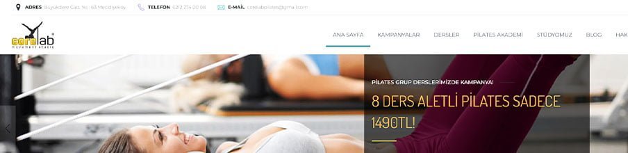 Corelab Pilates proje görseli