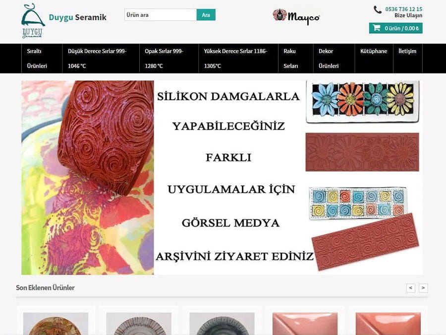 Duygu Seramik proje görseli
