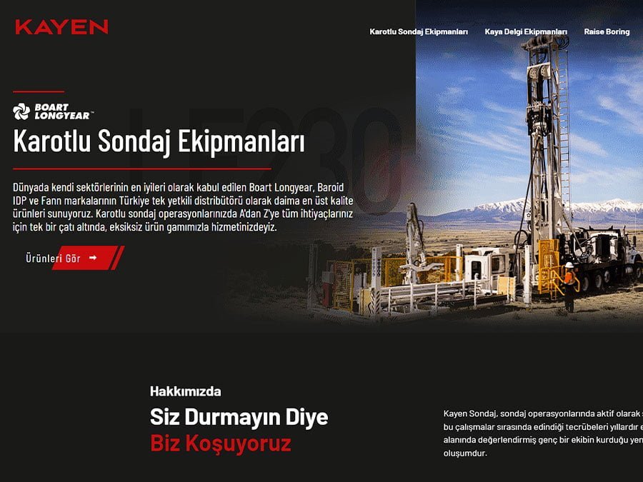 Kayen Sondaj proje görseli
