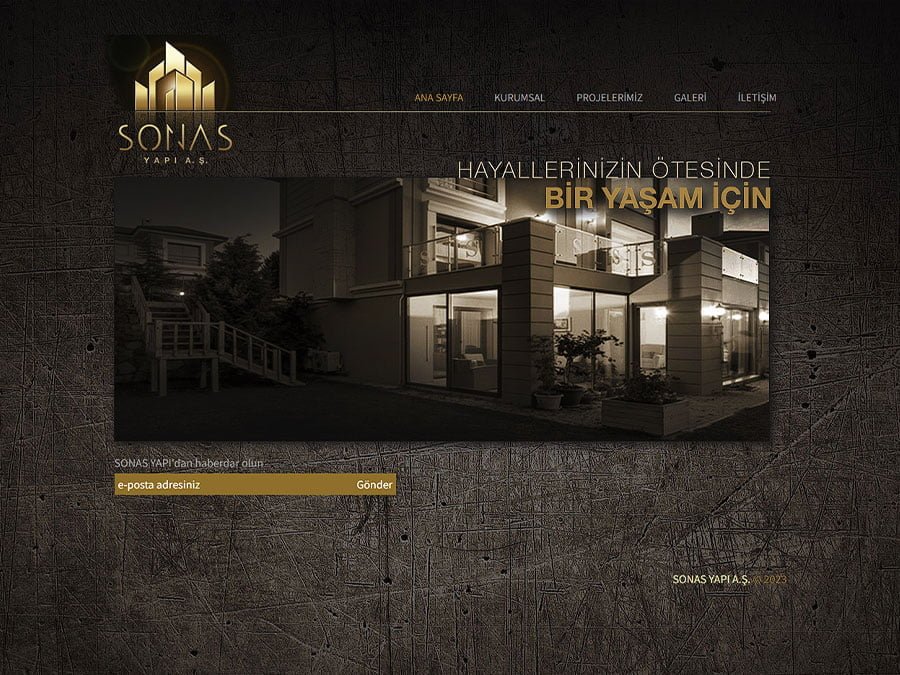 Sonas Yapı proje görseli