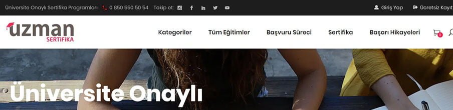 Uzman Sertifika proje görseli