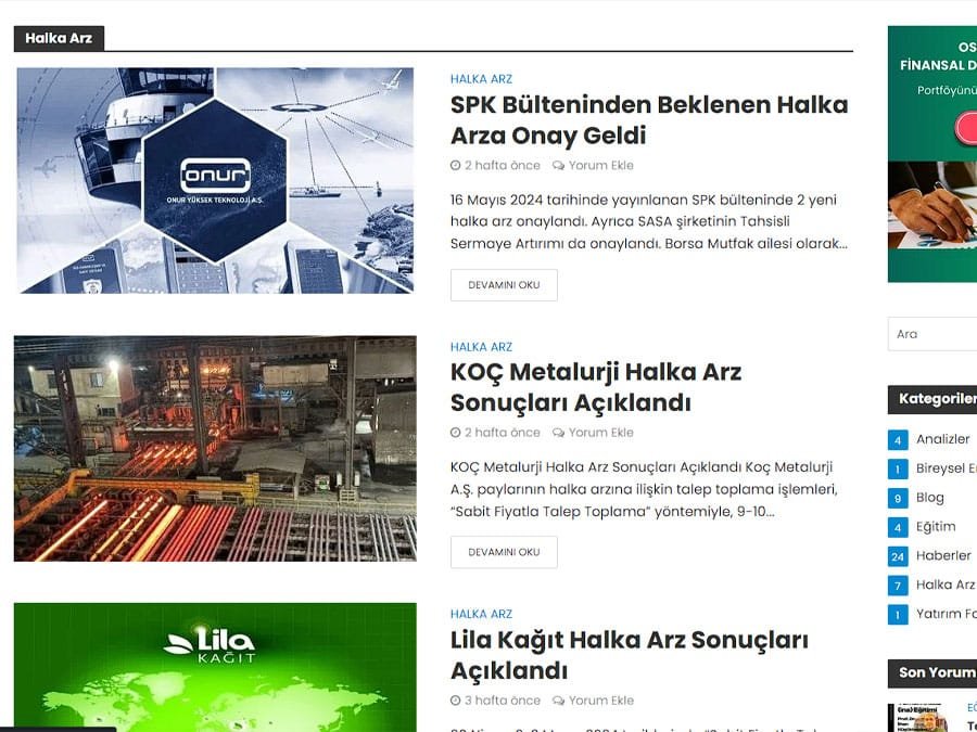 Borsa Mutfak ekran görüntüsü 2