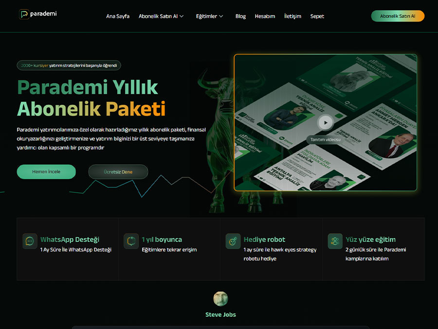 WordPress Tema Geliştirme 2 Parademi Kurumsal WordPress Tema Geliştirme Projesi