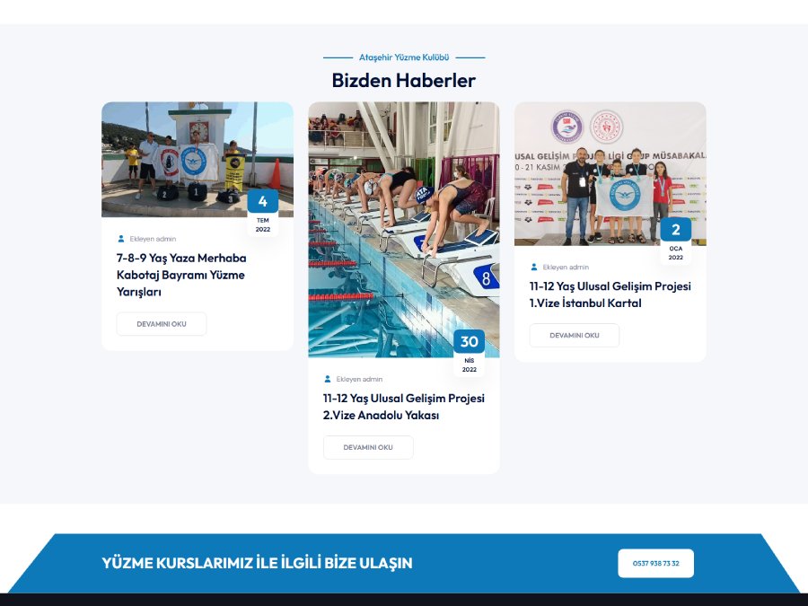 Ata Yüzme Kulübü ekran görüntüsü 3