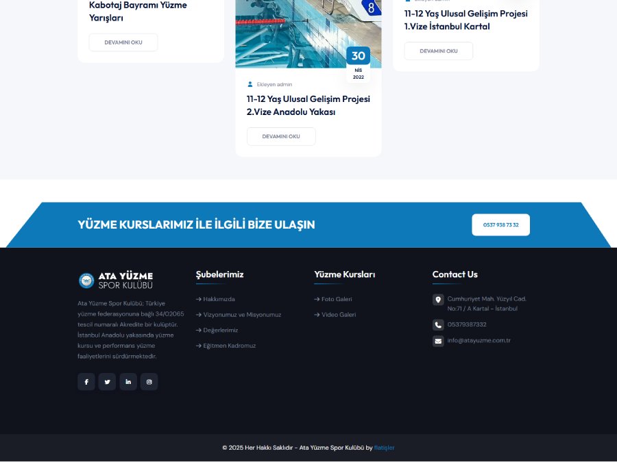 Ata Yüzme Kulübü ekran görüntüsü 4