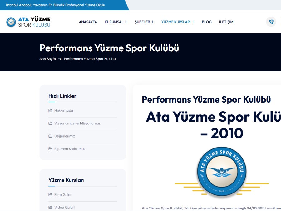 Ata Yüzme Kulübü ekran görüntüsü 5