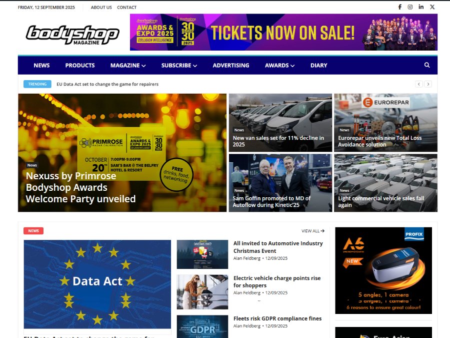 BodyShop Magazine proje görseli