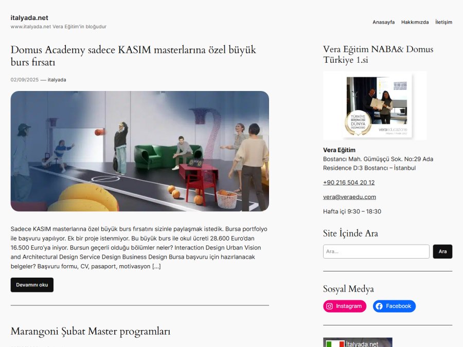 İtalyada proje görseli