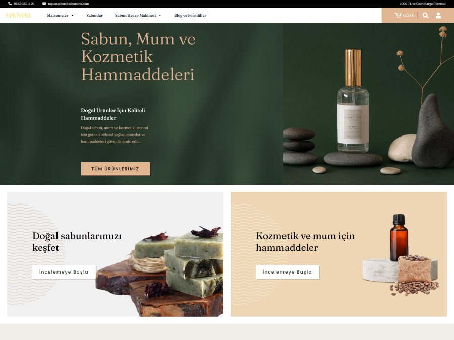 Sabunaria proje görseli