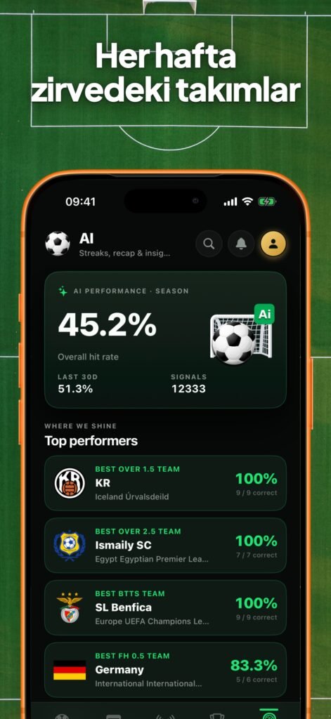 Goalii – Futbol Tahmin – YZ ekran görüntüsü 9
