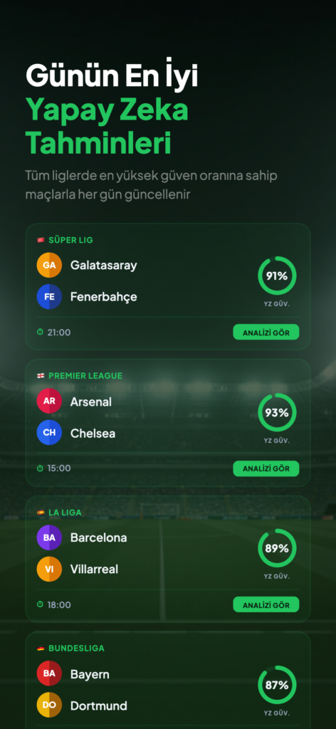 Goalii – Futbol Tahmin – YZ ekran görüntüsü 3