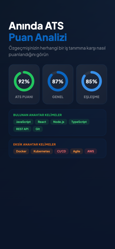 CVCrafter – YZ CV Oluşturucu ekran görüntüsü 2