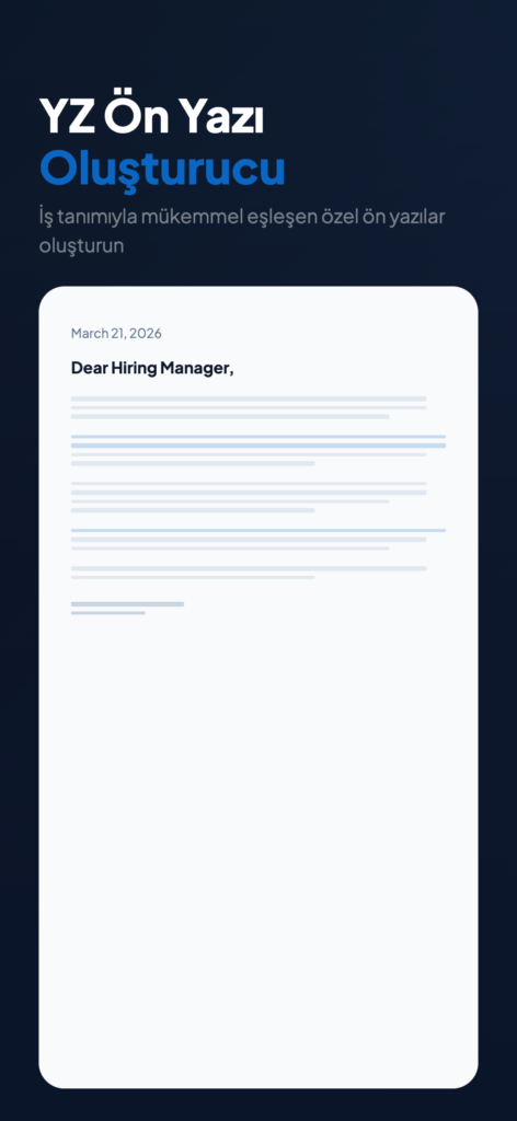 CVCrafter – YZ CV Oluşturucu ekran görüntüsü 5