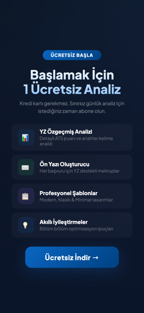 CVCrafter – YZ CV Oluşturucu ekran görüntüsü 6