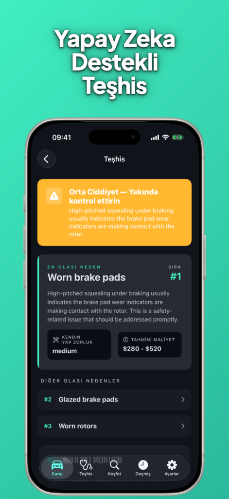 Motorii – AI Oto Tamirci ekran görüntüsü 5